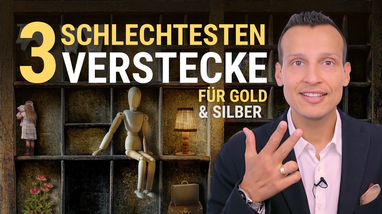 Die 3 schlechtesten Verstecke für Gold und Silber