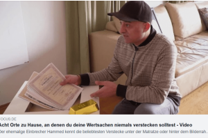 Focus:  Acht Orte zu Hause, an denen Sie Ihre Wertsachen niemals verstecken sollten