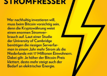 Bitcoin als Stromfresser
