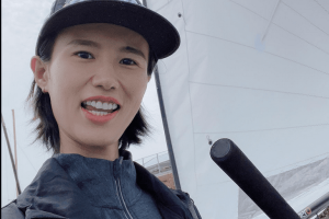 Lijia Xu mit ihrem „new baby“ einer RS AERO