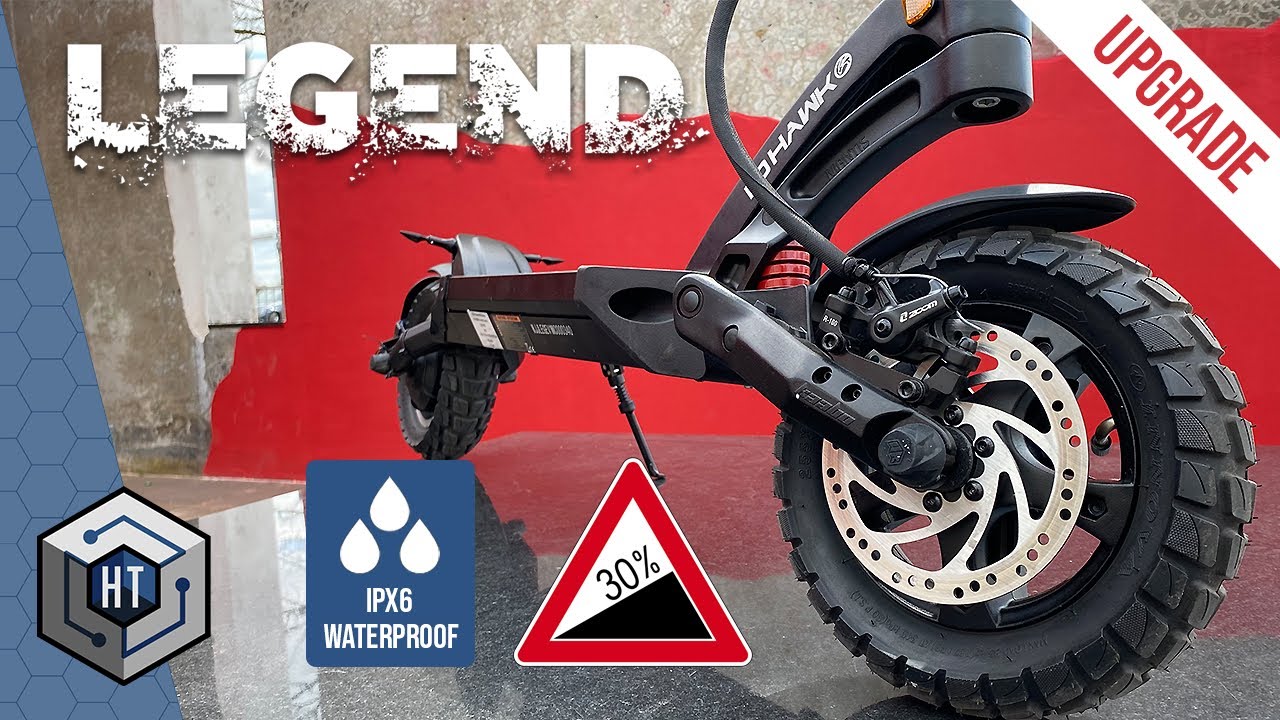 IO HAWK Legend E-Scooter | HÄRTE-TEST |  –  Vorsicht !!! – Update