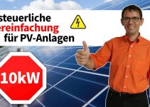 Steuerliche Vereinfachung von Photovoltaikanlagen – neue 10 kW-Grenze!