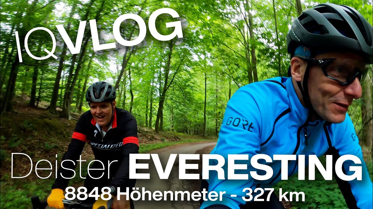Everesting im Deister: 36x von Barsinghausen zum Fernmeldeturm. 8848 Höhenmeter, 327 km