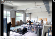 Montag und Mittwoch: Freies Malen im Kunstwerk Lehrte