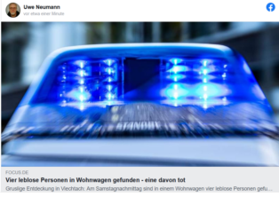 Vier leblose Personen in Wohn...