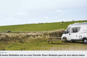 Die 8 besten Stellplätze mit nur einer Parzelle
