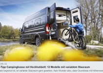 promobil – Kauf-Tipp Campingbusse mit Heckhubbett