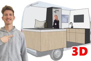 Campervan Planung mit Sketchup – Sehr gut erklärt