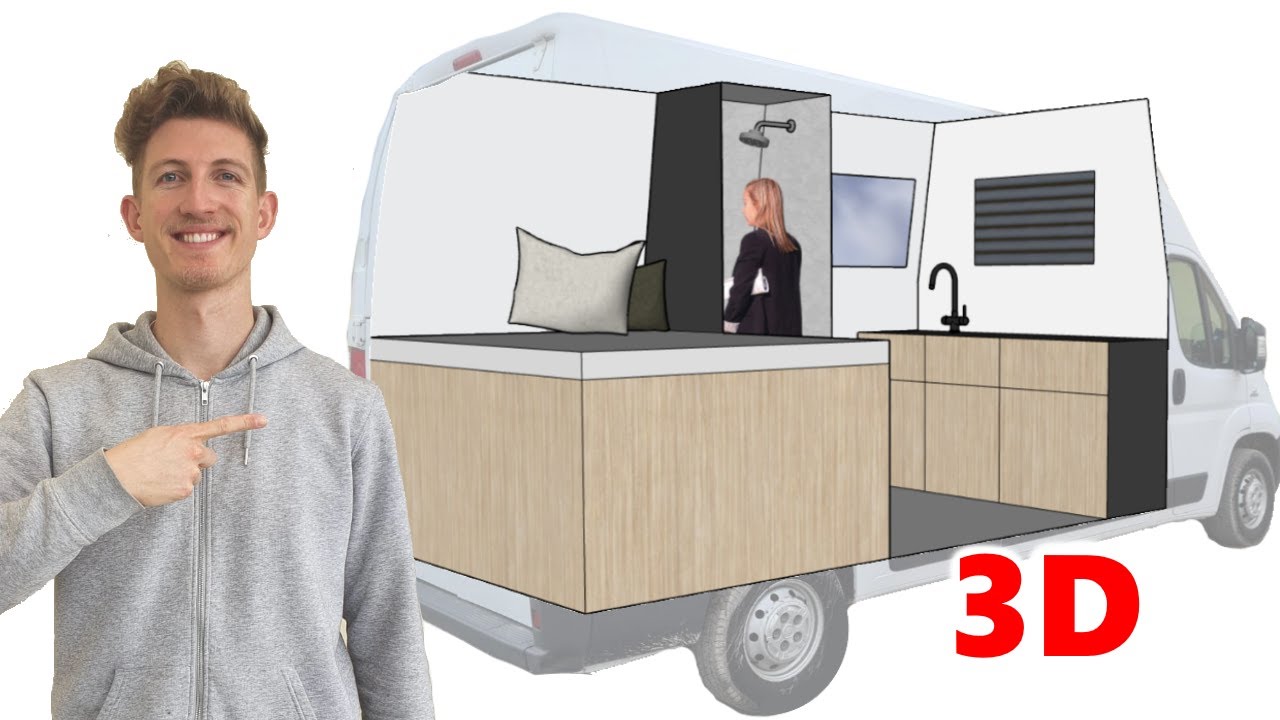 Campervan Planung mit Sketchup – Sehr gut erklärt