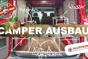 Camper Ausbau DIY – Camperausbau / Selbstausbau mit ALUSTECK®