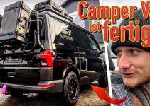 Die letzten Umbauten am Off-Road Bulli sind fertig!! (T6.1 wie California Heckträger, Solar, Wasser)