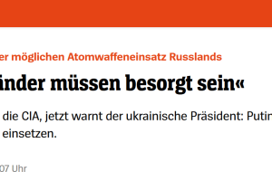 +++ 22:57 Waffenlieferungen könnten unvorhergesehene Folgen haben +++