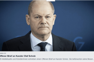 Offener Brief an Kanzler Olaf Scholz