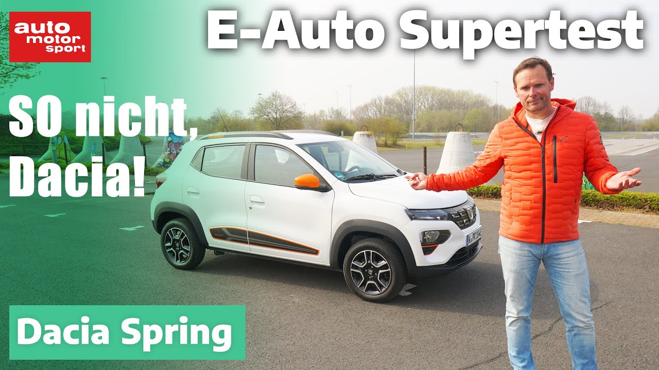 Dacia Spring: So nicht, Dacia! – E-Auto Supertest | auto motor und sport