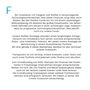 Frank Thelen - Statement