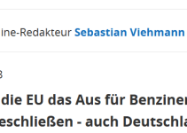 Aus für Benziner und Diesel ab spätestens 2035  ?