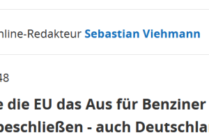 Aus für Benziner und Diesel ab spätestens 2035  ?