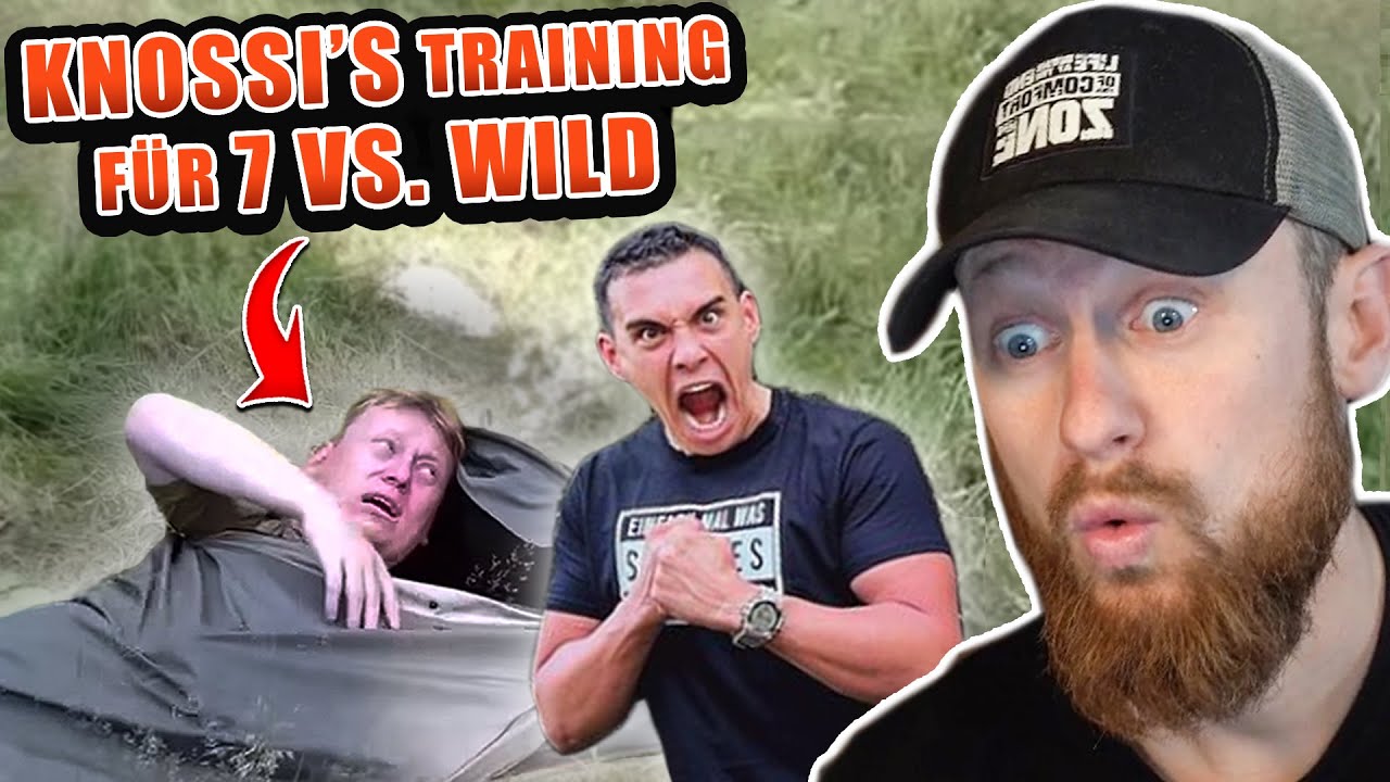 Fritz Meinecke reagiert auf KNOSSI’S TRAINING für 7 vs. Wild!