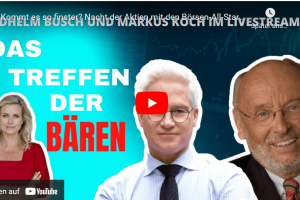 Kommt es so finster? Nacht der Aktien mit den Börsen-All-Stars Friedhelm Busch und Markus Koch…