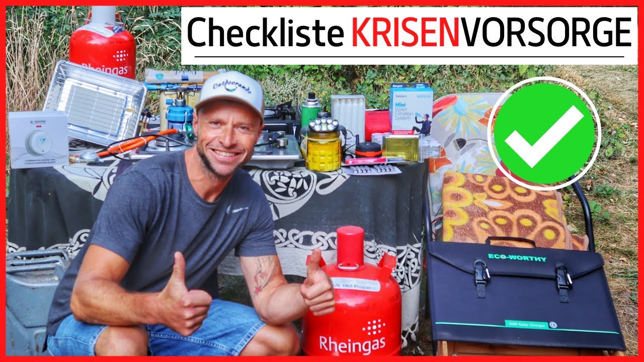 Krisenvorsorge zu Hause 🏡 Bist Du gut vorbereitet? I Gaskrise I Stromausfall – Update