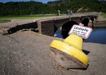 Niedrigwasser im Edersee