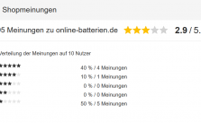 Problem mit   online-batterie...