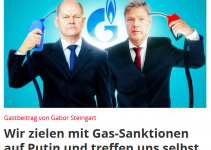 Wir zielen mit Gas-Sanktionen auf Putin und treffen uns selbst