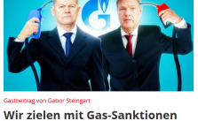 Wir zielen mit Gas-Sanktionen...