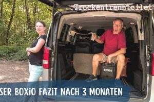 Unser Fazit von der Boxio | Die Trockentrenntoilette in der Eurobox