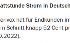 Mein Stromtarif  2022 / 2023 ...