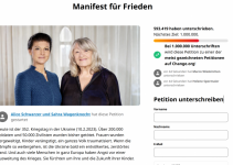 Manifest für Frieden