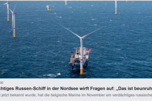 Verdächtiges Russen-Schiff in der Nordsee wirft Fragen auf: „Das ist beunruhigend“