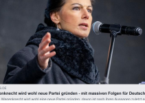 Wagenknecht wird wohl neue Partei gründen …