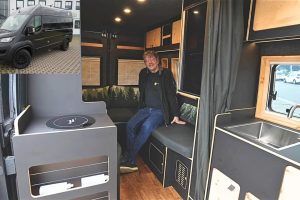 STEALTH WOHNMOBIL NUR 5,4m | DUSCHE | RUNDSITZGRUPPE | LÄNGSBETTEN|