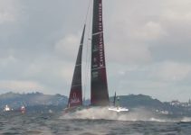 Superschlanke Foils beim Team NZL