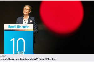 Arrogante Regierung beschert der AfD ihren Höhenflug