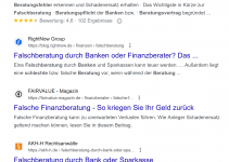 Vorsicht Bankberatung – Beratungen oft provisionsgetrieben.