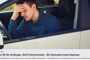 Führerschein ab 70 nur noch 5 Jahre, ab 80 nur noch zwei Jahre gültig ?