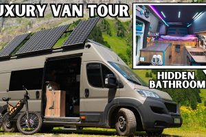 Inside the Most FUTURISTIC Campervan / DIY Van Tour