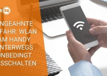 Ungeahnte Gefahr: WLAN am Handy unterwegs unbedingt ausschalten