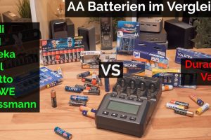AA-Batterien von 7 Discountern im Vergleich, Aldi, Lidl, Edeka, DM, Rossmann und Co.