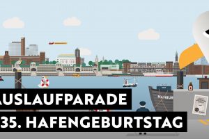 Auslaufparade Live ⚓️ 835. Hafengeburtstag Hamburg