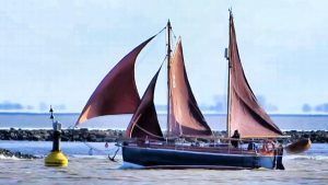 Emden Segeln auf der Ems am G...