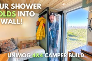 Shower Collapses Into A Wall! Convertible Shower With 3 SOLID Walls