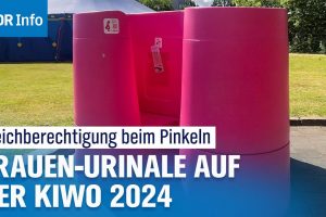 KiWo-Fortschritt: So funktionieren die Urinale auf der KiWo 2024 | NDR