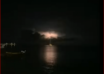 Ich vermute:  It wasn’t the wind but a lightning strike – Update