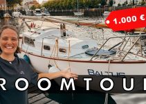 Anna zeigt ihr 1000€-Segelboot (ROOMTOUR)