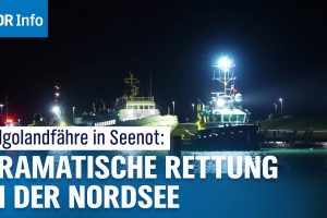 Dramatische Rettung auf der Nordsee: Helgolandfähre nach Stromausfall manövrierunfähig | NDR Info