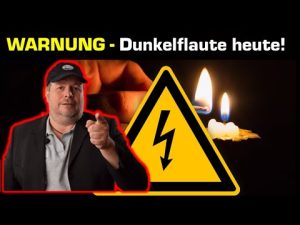ACHTUNG Warnung Heute! Dunkel...