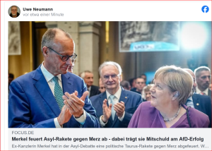 Merkel feuert Asyl-Rakete ge...
